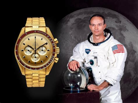 michael collins omega speedmaster|‘Holy Grail’ Apollo 11 Moonwatch Goes Under the .